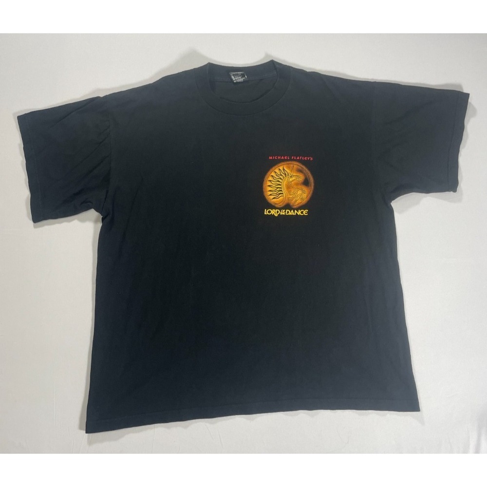 Vintage 1997 Michael Flatley's Lord Of The Dance Double‎ Sided T-Shirt Size XL